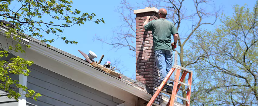 Vinyl and PVC Chimney Flashing Installation in Berea, SC