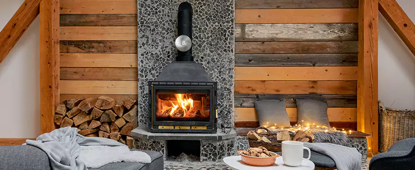 Thelin Hearth Products Direct Vent Gas Stove Fireplace Inspection in Berea, South Carolina